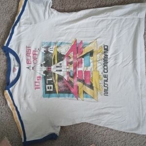 Junk Food Missile Command Atari T-shirt 80s Video Game Arcade